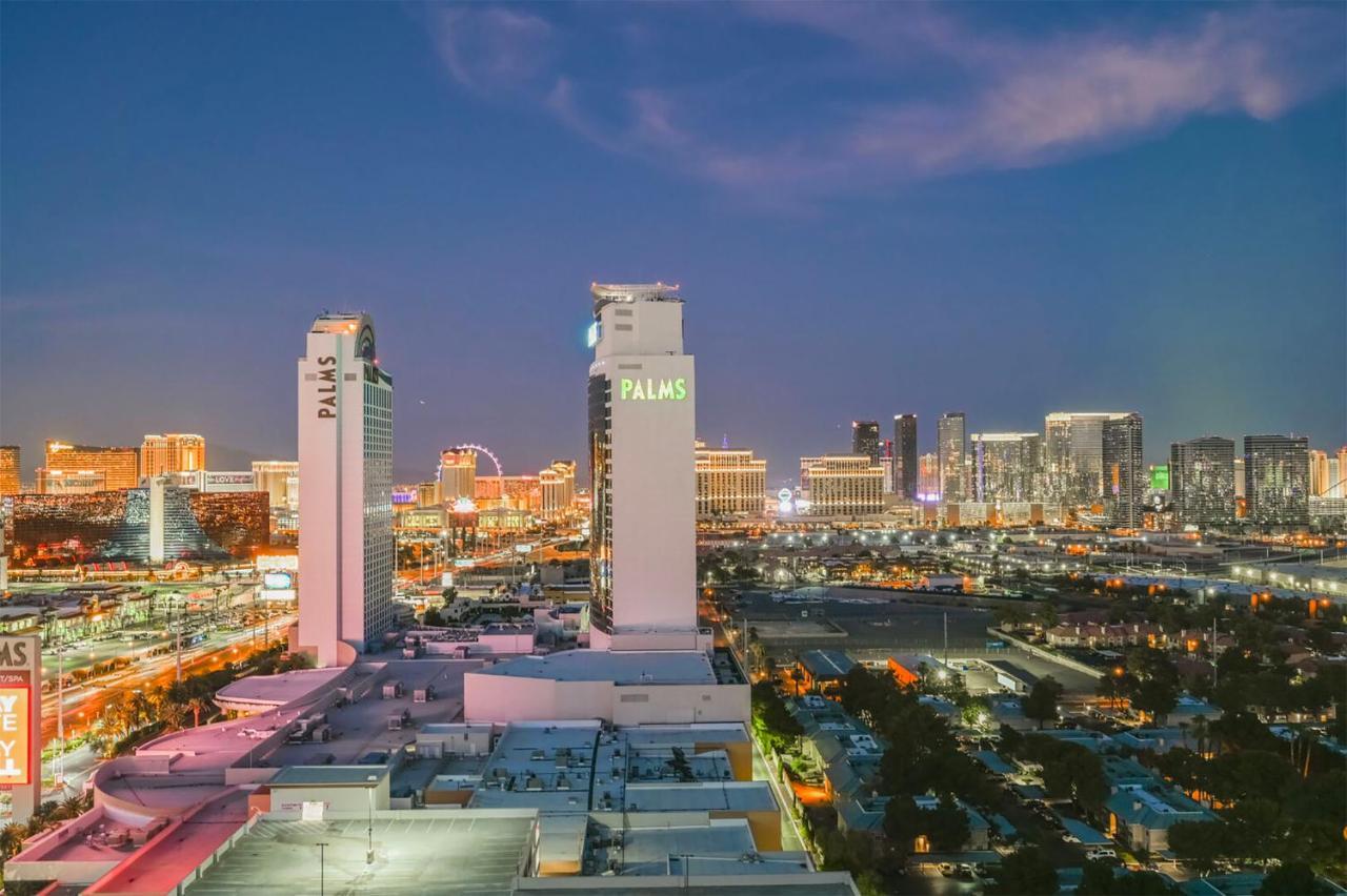 Huge Modern Luxury 17 Floor Panoramic Corner Suite With Open Balcony Las Vegas Exterior photo